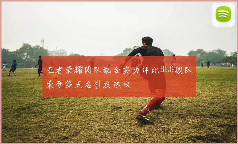 王者荣耀团队配合实力评比BLG战队荣登第五名引发热议