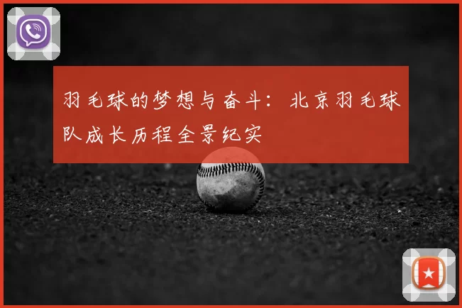 羽毛球的梦想与奋斗：北京羽毛球队成长历程全景纪实