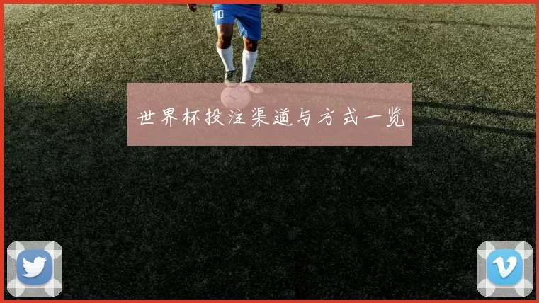 世界杯投注渠道与方式一览